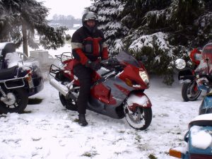 hayabusa im schnee